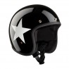 KASK BANDIT JET STAR CZARNY/BIAŁY UNISEX ROZMIAR XL (60)