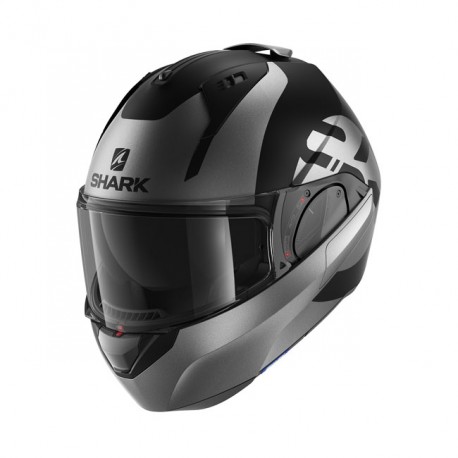 Kask Shark Evo-Es Kedje matowy czarny/srebrny XL.