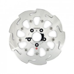Hamowanie, tarcza hamulcowa Wave. Przednia lewa 00-14 Softail 00-05 Dyna 00-07 Touring 00-13 XL 08-12 XR1200 (NU)