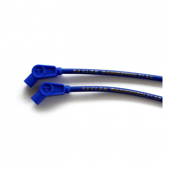 Uniwersalny zestaw przewodów świec zapłonowych harley,ThunderVolt Taylor, 8,2mm. Niebieski