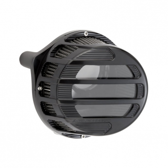 Arlen Ness Sidekick, przeźroczysty, czarny filtr powietrza do harley'a, 01-15 Softail, 04-17 Dyna 02-07 FLT / Touring