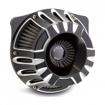 Arlen Ness Deep Cut Inverted, czarny filtr powietrza do harley'a, 18-20 Softail, 17-20 Touring