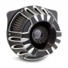 Arlen Ness Deep Cut Inverted, czarny filtr powietrza do harley'a, 18-20 Softail, 17-20 Touring