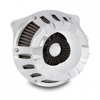 Arlen Ness Deep Cut Inverted, chromowany filtr powietrza do harley'a, 18-20 Softail, 17-20 Touring