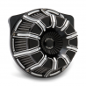 Arlen Ness 10-GAUGE Inverted, czarny filtr powietrza do harley'a, 01-15 Softail, 04-17 Dyna
