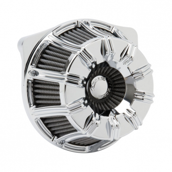 Arlen Ness 10-GAUGE Inverted, chromowany filtr powietrza do harley'a, 91-20 XL