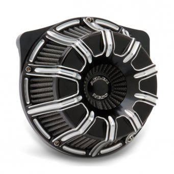 Arlen Ness 10-GAUGE Inverted, czarny filtr powietrza do harley'a, 91-20 XL
