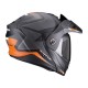 Kask Scorpion ADX-2 Camino w matowym czarnym/srebrnym/pomarańczowym kolorze, rozmiar 2XL.