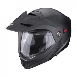 Kask Scorpion ADX-2 Solid w matowym czarnym kolorze perłowym, rozmiar L.