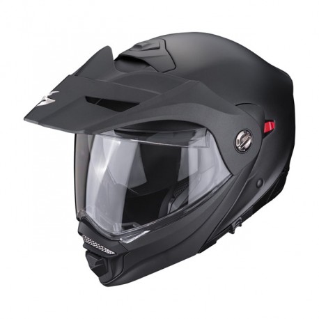 Kask Scorpion ADX-2 Solid w matowym czarnym kolorze perłowym, rozmiar L.