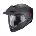 Kask Scorpion ADX-2 Solid w matowym czarnym kolorze perłowym, rozmiar L.