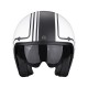 Kask Scorpion Belfast Evo Retrol matowy biały/srebrny L