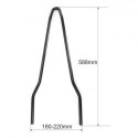 Westland Customs, New Old School Sissy Bar. Wąski, czarny