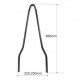 Westland Customs, New Old School Sissy Bar. Szeroki, chrom