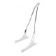 Westland Customs, New Old School Sissy Bar. Szeroki, chrom