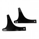 Westland Customs, talerze boczne sissy bar. Czarny