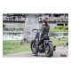 Burly, kierownica Sid 1" 8" wysoka. Czarna 82-23 H-D mechaniczna & e-throttle (bez 88-11 Springers) z podwyżkami o średnicy 1