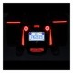 Custom Dynamics, tylne panele deski rozdzielczej LED dla Touring. Chrom
