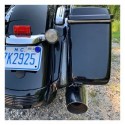 Custom Dynamics, tylne panele deski rozdzielczej LED dla Touring. Czarny