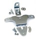 Mocowanie silnika z mocowaniem cewki Custom heavy duty. Chrom