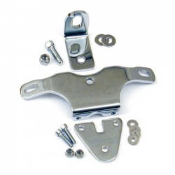 Mocowanie silnika z mocowaniem cewki Custom heavy duty. Chrom