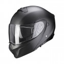 Kask Scorpion Exo-930 Solid w matowym czarnym kolorze perłowym, rozmiar XS.